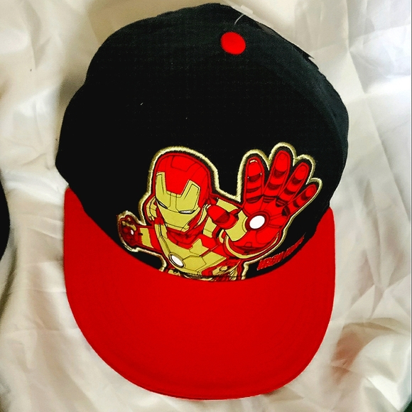 New IRONMAN 3 Baseball Cap! Marvel, Avengers. 2-Toned Rd/Blk. Snapback. Unisex - Picture 5 of 8